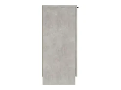 Aparador buffet cómoda armario mueble organizador cocina salón salón juego de 2 30 x 30 x 70 cm madera contrachapada gris 02_0036841