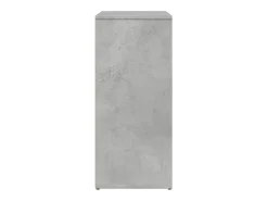 Aparador buffet cómoda armario mueble organizador cocina salón salón juego de 2 60 x 31 x 70 cm madera contrachapada gris 02_0036859