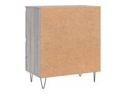 Aparador buffet cómoda armario unidad de almacenamiento organizador cocina salón salonsonoma 60 x 35 x 70 cm madera contrachapada gris 02_0036404
