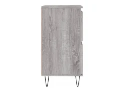 Aparador buffet cómoda armario unidad de almacenamiento organizador cocina salón salonsonoma 60 x 35 x 70 cm madera contrachapada gris 02_0036404