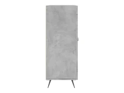 Aparador buffet cómoda armario unidad de almacenamiento organizador cocina salón salón 69,5 x 34 x 90 cm madera contrachapada gris 02_0032051
