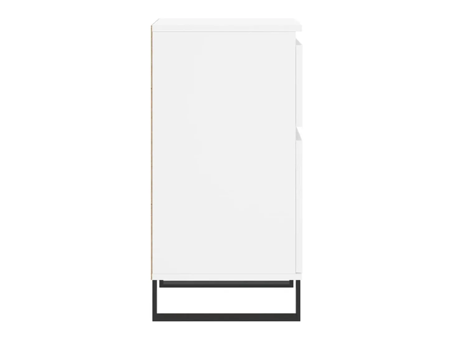 Aparador buffet cómoda armario mueble organizador cocina salón salón juego de 2 40 x 35 x 70 cm blanco madera contrachapada 02_0036661