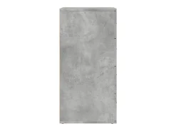 Aparador buffet cómoda gabinete unidad de almacenamiento organizador cocina sala de estar sala de estar 3 piezas madera contrachapada gris 02_0037138
