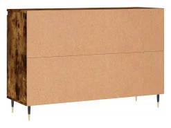 Aparador buffet cómoda mueble mueble de almacenaje organizador cocina salón salón 104 x 35 x 70 cm madera contrachapada marrón 02_0030859