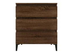Aparador buffet cómoda mueble mueble de almacenaje organizador cocina salón salón 60 x 35 x 70 cm madera contrachapada marrón 02_0031295