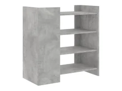 Aparador buffet cómoda mueble mueble de almacenaje organizador cocina salón salón 73,5 x 35 x 75 cm madera contrachapada gris 02_0032093
