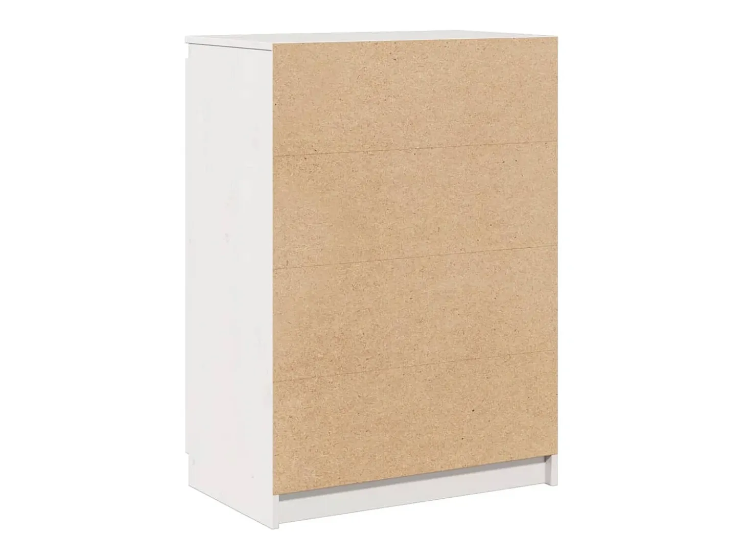 Aparador buffet cómoda mueble mueble de almacenaje organizador cocina salón salón 60 x 36 x 84 cm madera maciza de pino blanco 02_0030375