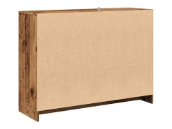 Aparador buffet cómoda mueble mueble de almacenaje organizador cocina salón salón madera vieja 102 x 33 x 75 cm madera contrachapada marrón 02_0036596