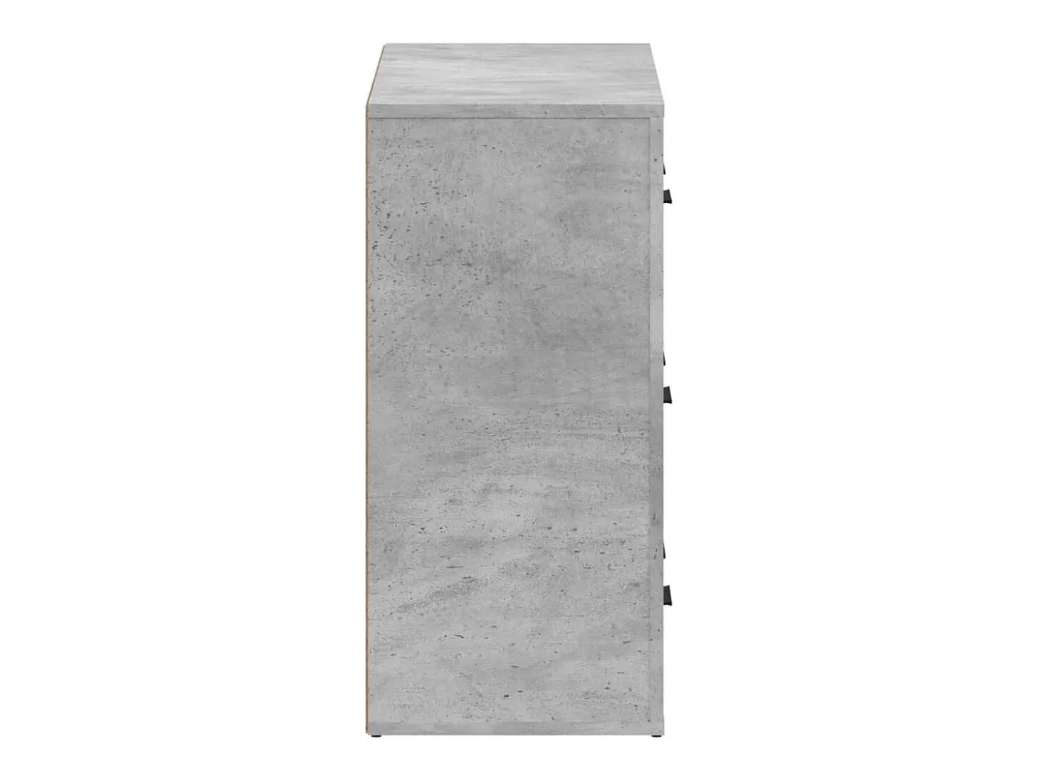 Aparador buffet cómoda mueble almacenaje organizador cocina salón salón juego de 2 madera contrachapada gris 02_0036870