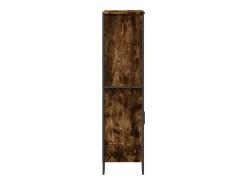 Aparador buffet cómoda mueble mueble de almacenaje organizador cocina salón salón alto 79,5 x 35,5 x 137,5 cm madera contrachapada marrón 02_0033560