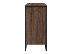 Aparador buffet cómoda mueble mueble de almacenaje organizador cocina salón salón 91 x 35,5 x 74,5 cm madera contrachapada marrón 02_0031452