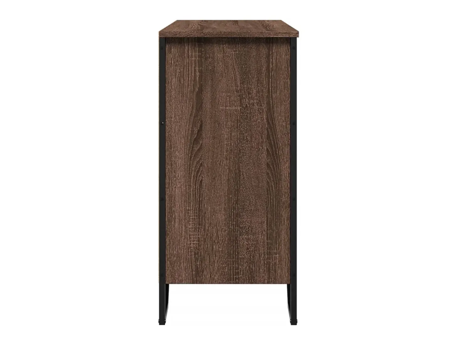 Aparador buffet cómoda mueble mueble de almacenaje organizador cocina salón salón 91 x 35,5 x 74,5 cm madera contrachapada marrón 02_0031452