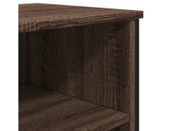Aparador buffet cómoda mueble mueble de almacenaje organizador cocina salón salón 91 x 35,5 x 74,5 cm madera contrachapada marrón 02_0031452
