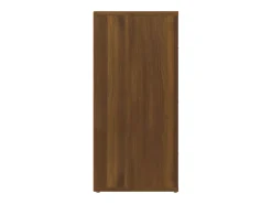 Aparador buffet cómoda mueble mueble de almacenaje organizador cocina salón salón 40 x 33 x 70 cm madera contrachapada marrón 02_0031246