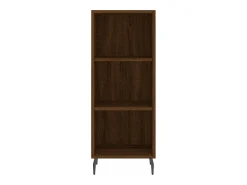 Aparador buffet cómoda mueble mueble de almacenaje organizador cocina salón salón 34,5 x 32,5 x 90 cm madera contrachapada marrón 02_0031190