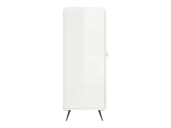 Aparador buffet cómoda mueble mueble de almacenaje organizador cocina salón brillante 69,5 x 34 x 90 cm madera contrachapada blanco 02_0030721
