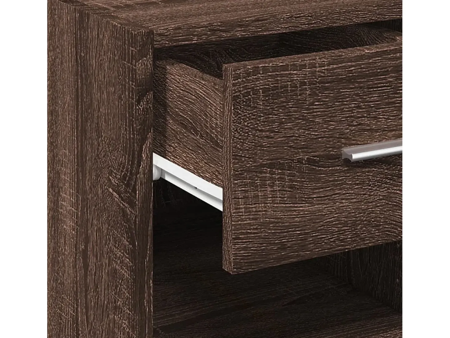 Aparador buffet cómoda mueble almacenaje organizador cocina salón salón 45 x 42,5 x 93 cm madera contrachapada marrón 02_0031263
