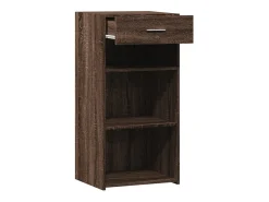 Aparador buffet cómoda mueble almacenaje organizador cocina salón salón 45 x 42,5 x 93 cm madera contrachapada marrón 02_0031263
