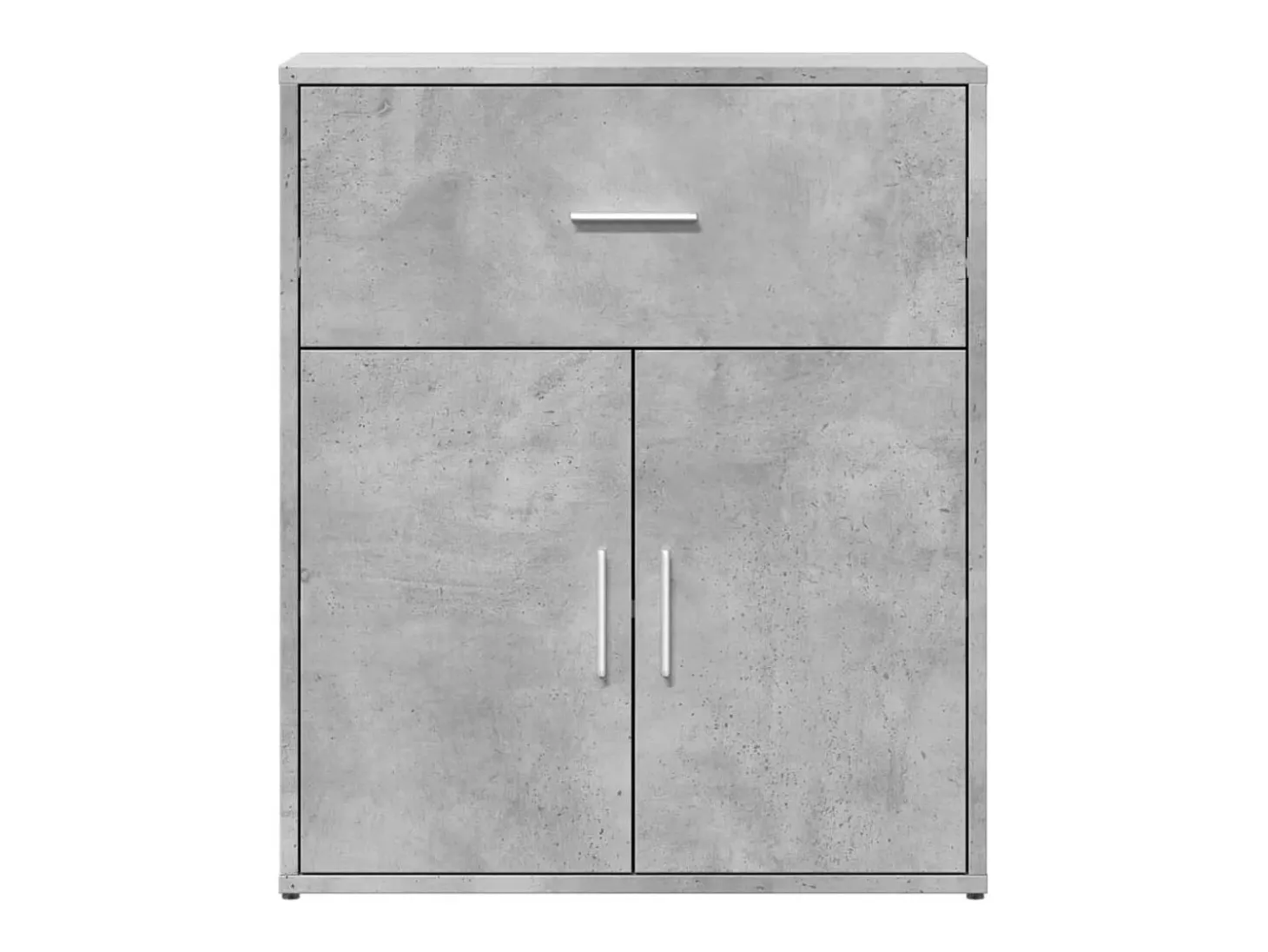 Aparador buffet cómoda mueble mueble de almacenaje organizador cocina salón salón 60 x 31 x 70 cm madera contrachapada gris 02_0031964