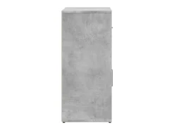 Aparador buffet cómoda mueble mueble de almacenaje organizador cocina salón salón 60 x 31 x 70 cm madera contrachapada gris 02_0031964