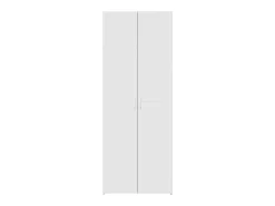 Aparador buffet cómoda mueble mueble de almacenamiento organizador cocina salón salón alto 70 x 42,5 x 185 cm madera contrachapada blanco 02_0032768