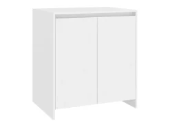 Aparador buffet cómoda mueble unidad de almacenamiento organizador cocina salón salón 3 piezas madera contrachapada blanco 02_0037005