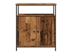 Aparador buffet cómoda mueble mueble de almacenaje organizador cocina salón salón madera vieja 70 x 30 x 80 cm madera contrachapada marrón 02_0036607