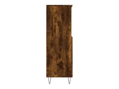 Aparador buffet cómoda mueble mueble de almacenaje organizador cocina salón salón alto 60 x 36 x 110 cm madera contrachapada marrón 02_0033378