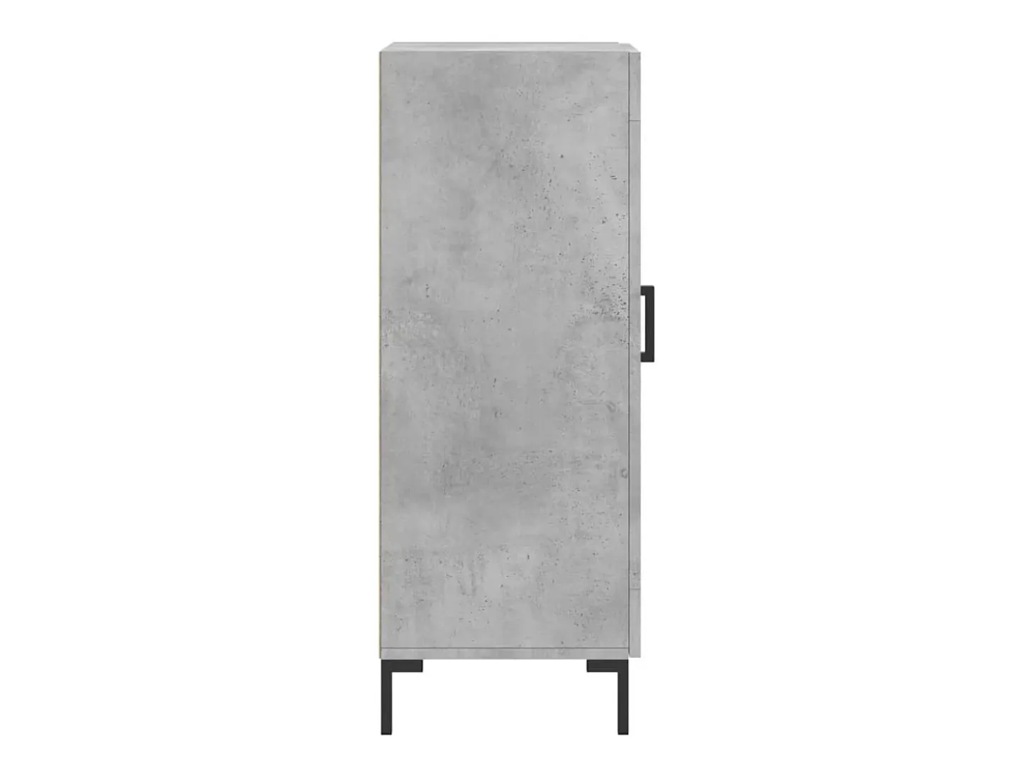 Aparador buffet cómoda mueble mueble de almacenaje organizador cocina salón salón 34,5 x 34 x 90 cm madera contrachapada gris 02_0031878