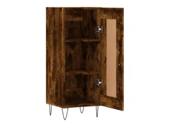 Aparador buffet cómoda mueble mueble de almacenaje organizador cocina salón salón 34,5 x 34 x 90 cm madera contrachapada marrón 02_0030886