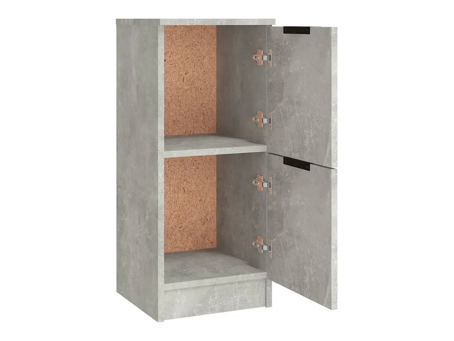 Aparador buffet cómoda mueble unidad de almacenamiento organizador cocina salón salón 3 piezas madera contrachapada gris 02_0037137