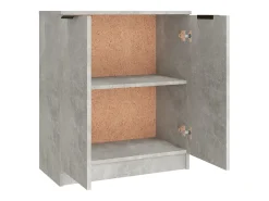 Aparador buffet cómoda mueble unidad de almacenamiento organizador cocina salón salón 3 piezas madera contrachapada gris 02_0037137