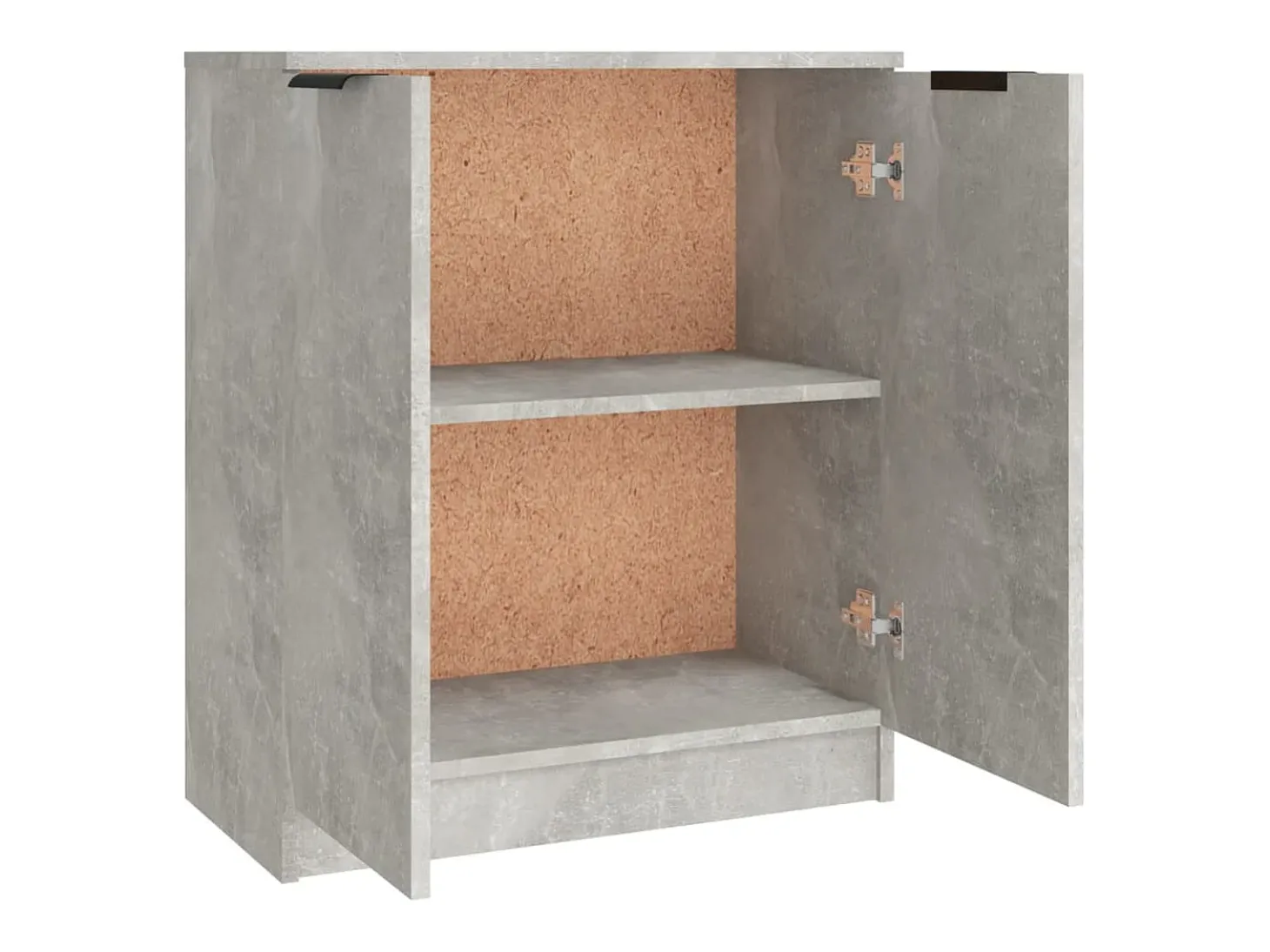 Aparador buffet cómoda mueble unidad de almacenamiento organizador cocina salón salón 3 piezas madera contrachapada gris 02_0037137
