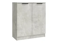 Aparador buffet cómoda mueble unidad de almacenamiento organizador cocina salón salón 3 piezas madera contrachapada gris 02_0037137