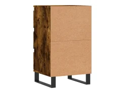 Aparador buffet cómoda mueble mueble de almacenaje organizador cocina salón salón 40 x 35 x 70 cm madera contrachapada marrón 02_0030940