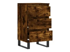 Aparador buffet cómoda mueble mueble de almacenaje organizador cocina salón salón 40 x 35 x 70 cm madera contrachapada marrón 02_0030940