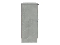 Aparador buffet cómoda mueble mueble de almacenaje organizador cocina salón salón 30 x 30 x 70 cm madera contrachapada gris 02_0031858
