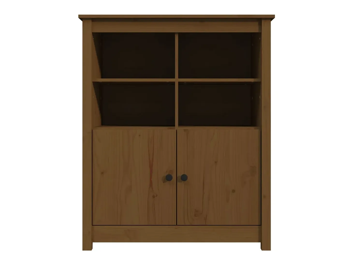 Aparador buffet cómoda mueble mueble de almacenaje organizador cocina salón salón 83 x 41,5 x 100 cm madera maciza de pino marrón 02_0035766