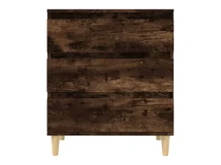 Aparador buffet cómoda mueble mueble de almacenaje organizador cocina salón salón 60 x 35 x 70 cm madera contrachapada marrón 02_0030986