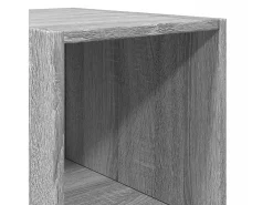 Aparador buffet cómoda mueble almacenaje organizador cocina salón salón alto Sonoma 30 x 41 x 185 cm madera contrachapada gris 02_0035169