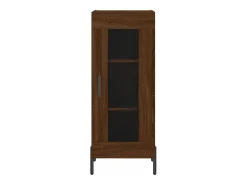 Aparador buffet cómoda mueble mueble de almacenaje organizador cocina salón salón 34,5 x 34 x 90 cm madera contrachapada marrón 02_0031208