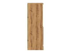 Aparador buffet cómoda mueble mueble de almacenamiento organizador cocina salón salón alta artesanía 36 x 35,5 x 103,5 cm madera contrachapada marrón 02_0033162