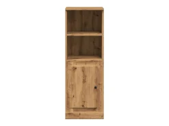 Aparador buffet cómoda mueble mueble de almacenamiento organizador cocina salón salón alta artesanía 36 x 35,5 x 103,5 cm madera contrachapada marrón 02_0033162