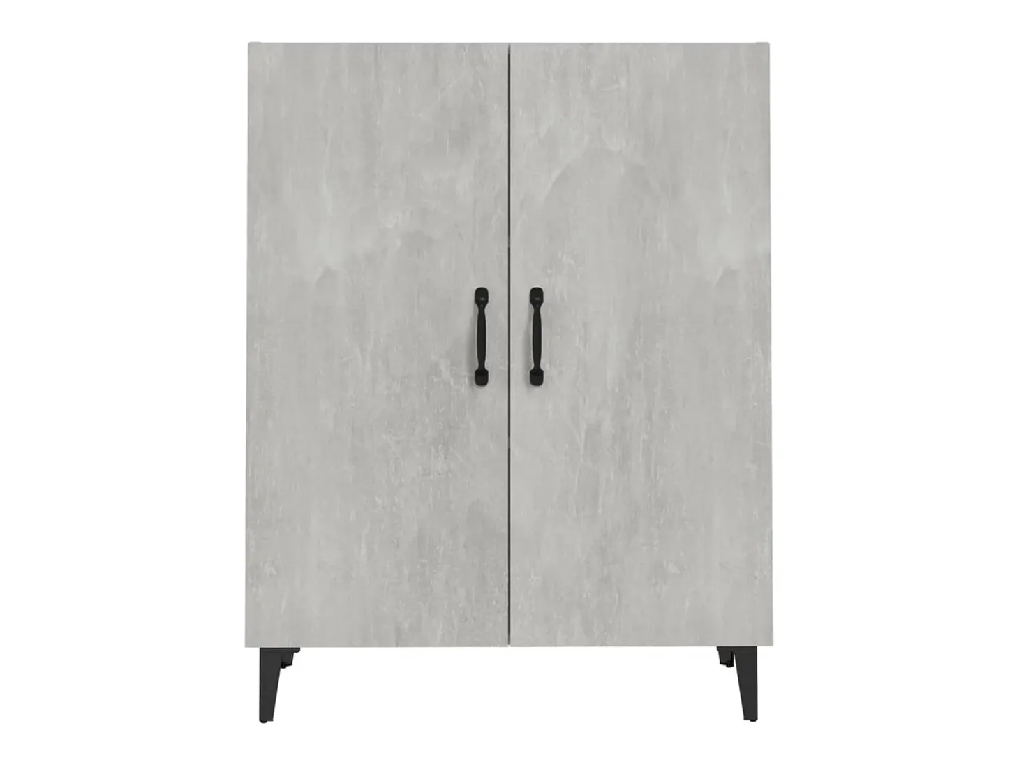 Aparador buffet cómoda mueble almacenaje organizador cocina salón salón 70 x 34 x 90 cm madera contrachapada gris 02_0032080
