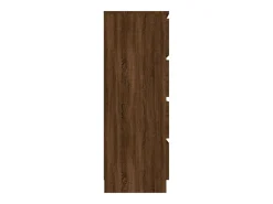 Aparador buffet cómoda mueble mueble de almacenaje organizador cocina salón salón 60 x 35 x 98,5 cm madera contrachapada marrón 02_0031312