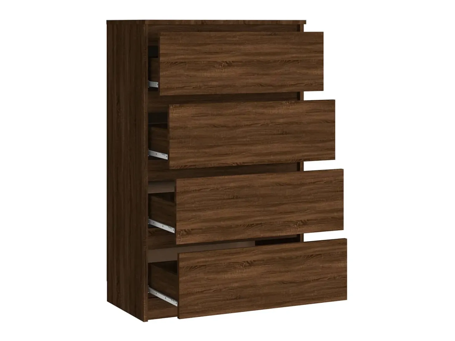 Aparador buffet cómoda mueble mueble de almacenaje organizador cocina salón salón 60 x 35 x 98,5 cm madera contrachapada marrón 02_0031312