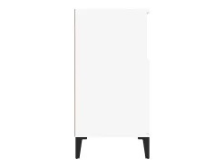 Aparador buffet cómoda mueble mueble de almacenaje organizador cocina salón salón 60 x 35 x 70 cm madera contrachapada blanco 02_0030362