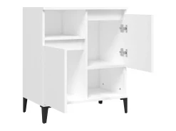 Aparador buffet cómoda mueble mueble de almacenaje organizador cocina salón salón 60 x 35 x 70 cm madera contrachapada blanco 02_0030362