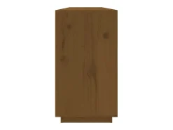Aparador buffet cómoda mueble almacenaje organizador cocina salón salón 100 x 40 x 75 cm madera maciza de pino marrón 02_0035730