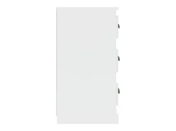Aparador buffet cómoda mueble mueble de almacenaje organizador cocina salón salón 70 x 35,5 x 67,5 cm madera contrachapada blanco 02_0030489